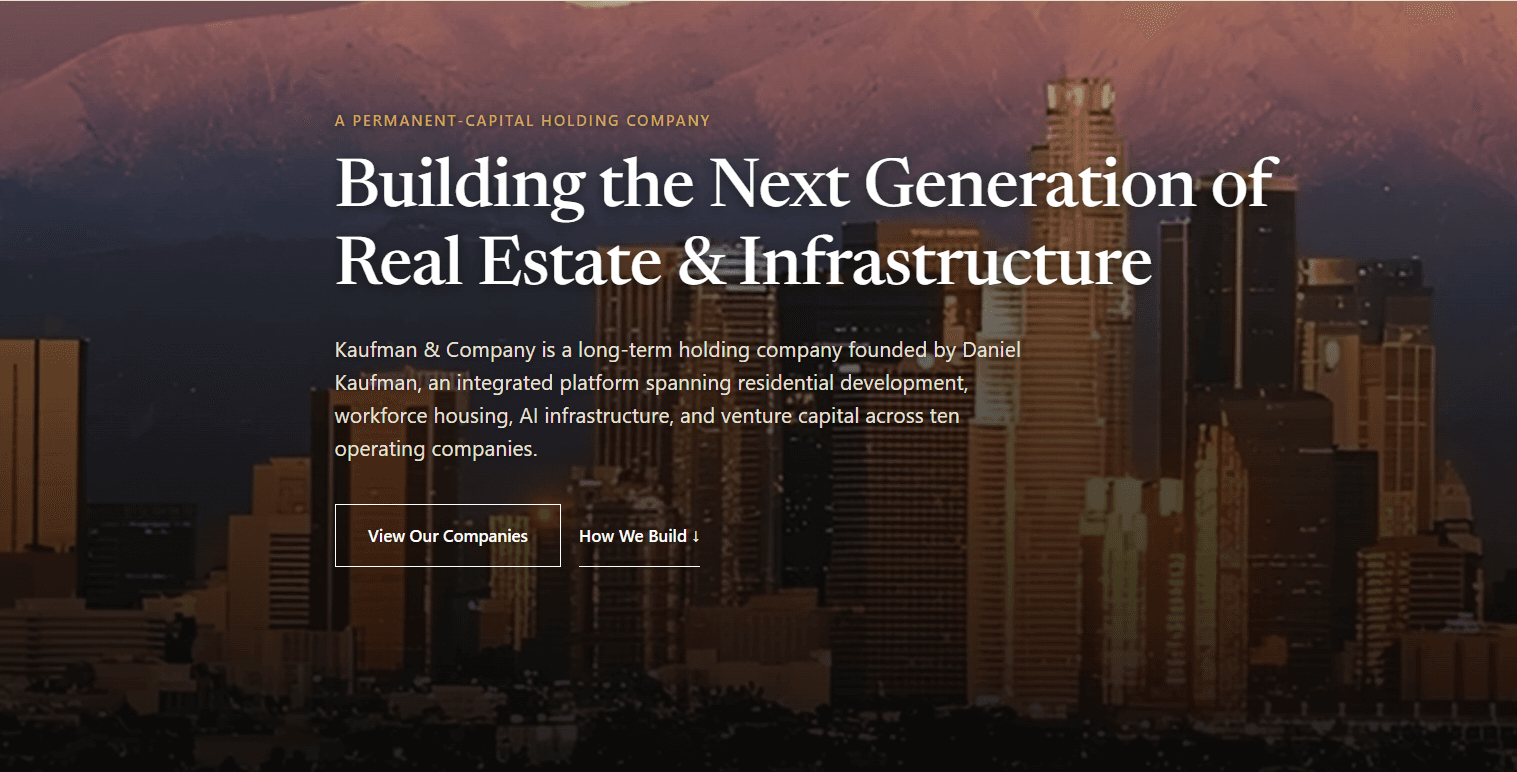Kaufman & Company Unites Real Estate and Tech Under One Integrated Platform