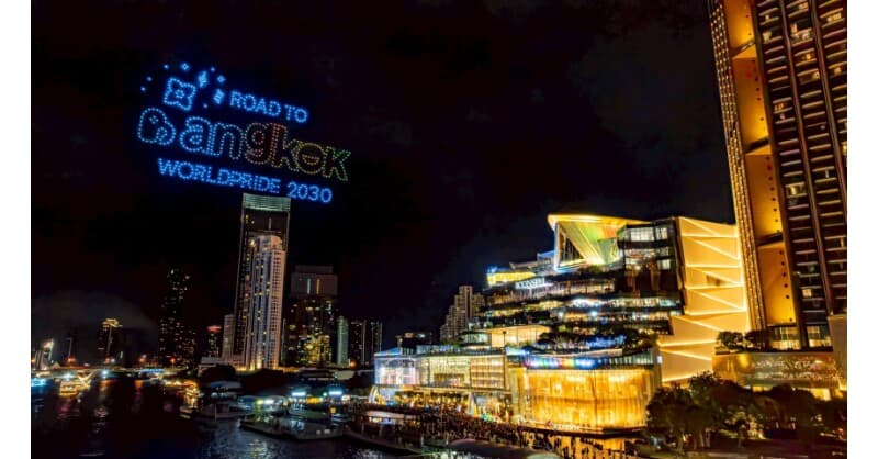 ICONSIAM’s Rainbow Drone and Fireworks Show Highlights Thailand’s Readiness to Host World Pride 2030