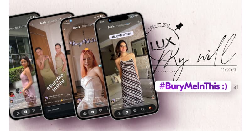 LUX Transforms '#BuryMeInThis' Social Media Trend Into Legally Recognized Personal Style Declaration