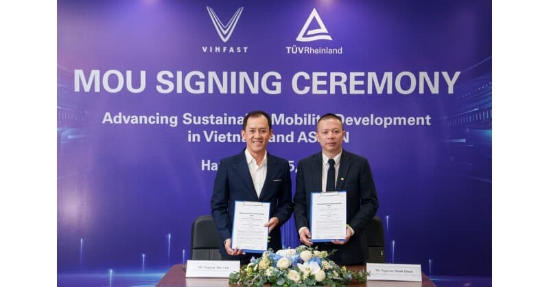 VinFast and TÜV Rheinland Partner to Boost Vietnam's Automotive Testing Capabilities