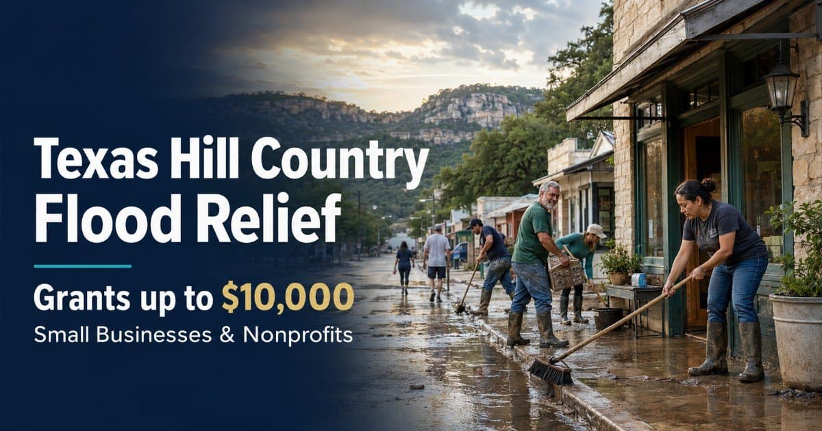 LiftFund Launches $10,000 Grant Program for Hill Country Small Businesses Hit by July 2026 Floods