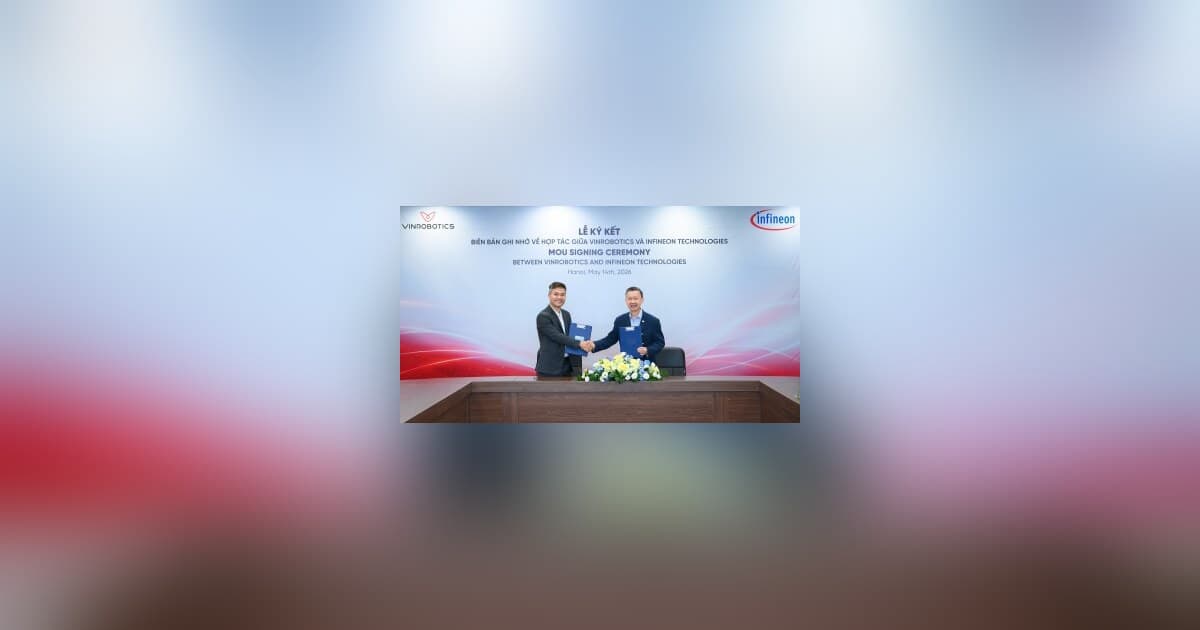 VinRobotics Partners with Infineon to Establish Competency Center for Next-Generation Robotics
