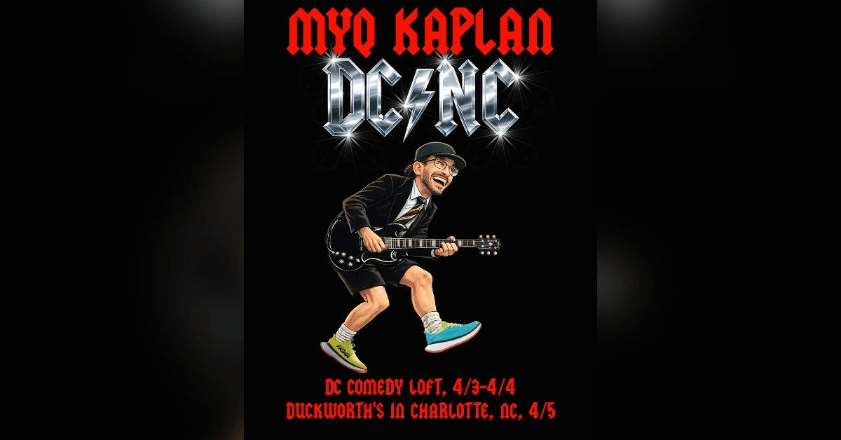 Myq Kaplan to Perform at DC Comedy Loft and Charlotte Venue in Early April