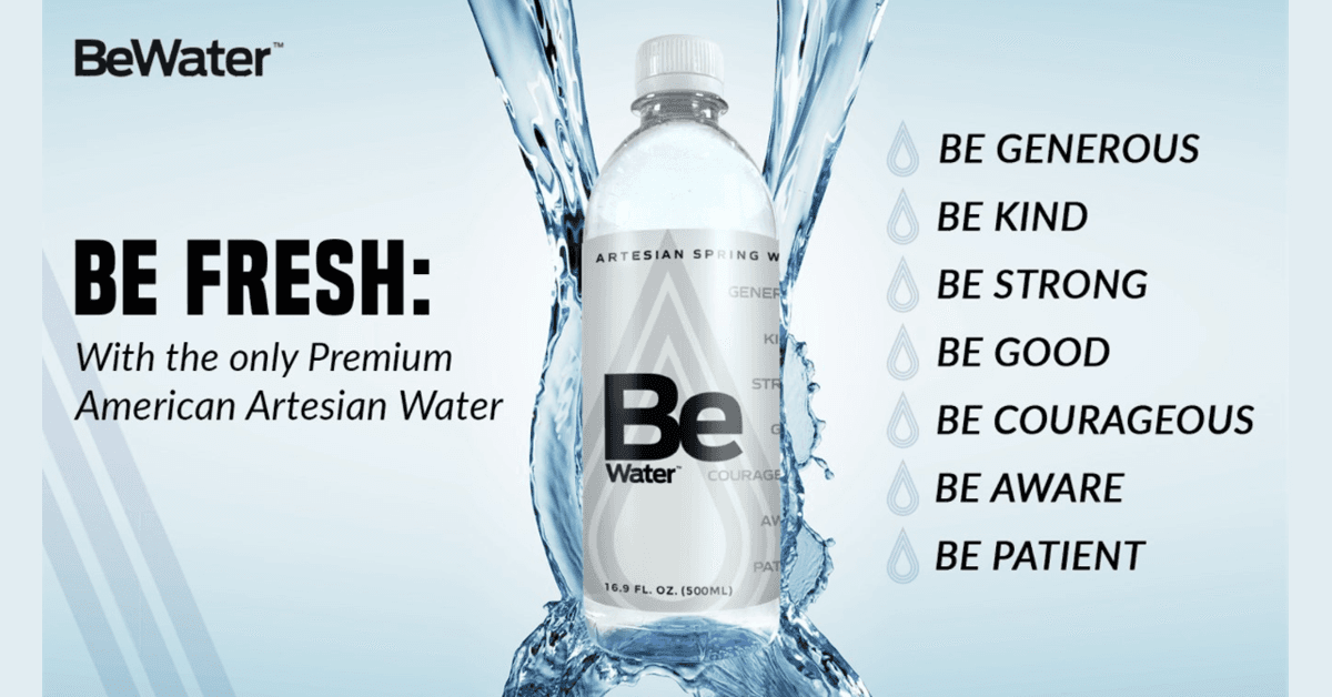 Be Water™ Artesian Spring Water to Launch on OneLavi.com
