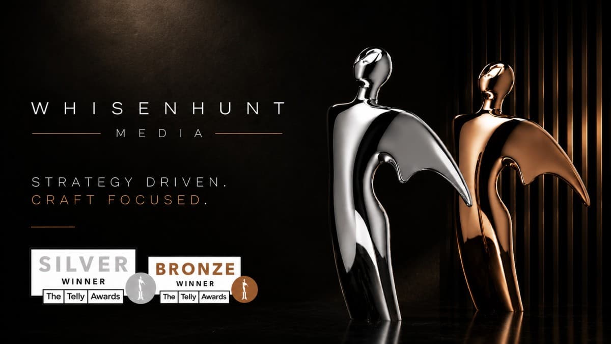 Whisenhunt Media Wins Silver, Bronze Telly Awards for Cinematic Excellence