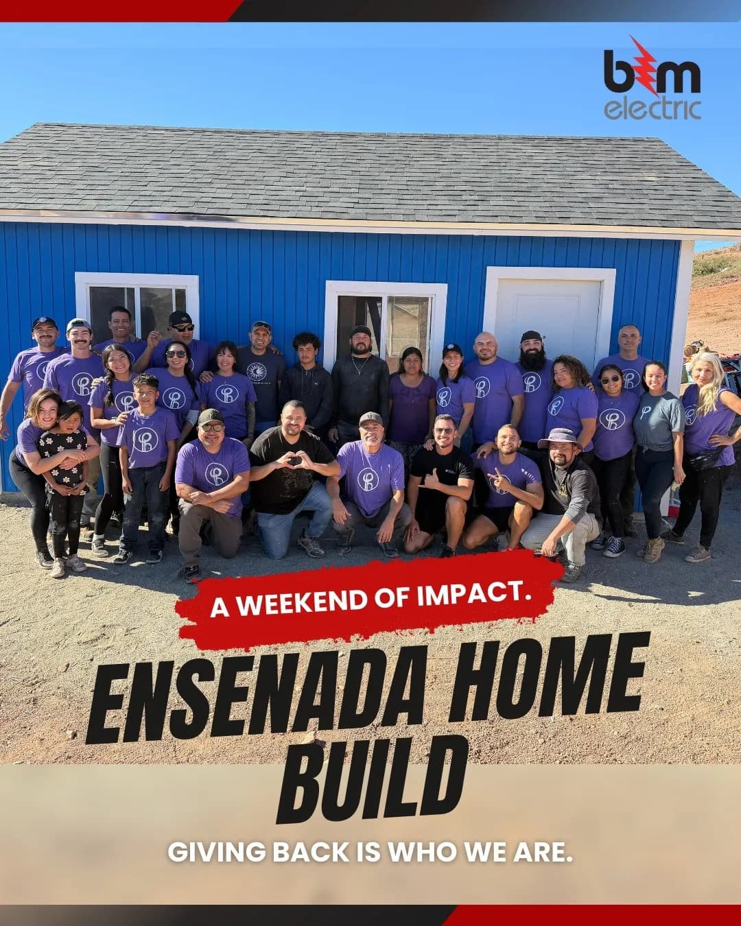 B&M Electric Completes Three-Day Home Build for Ensenada Family