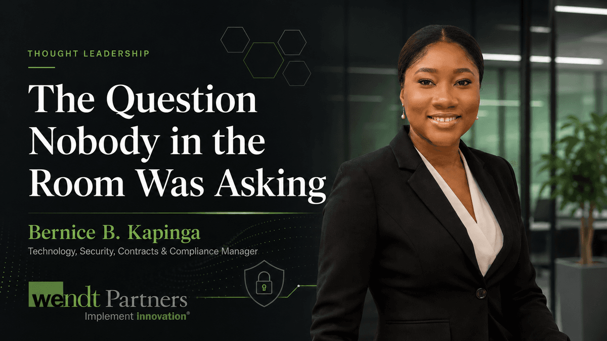 Bernice Kapinga to Speak at For Women in Law Legal Careers Workshop Following Major Security and Thought Leadership Milestones at Wendt Partners