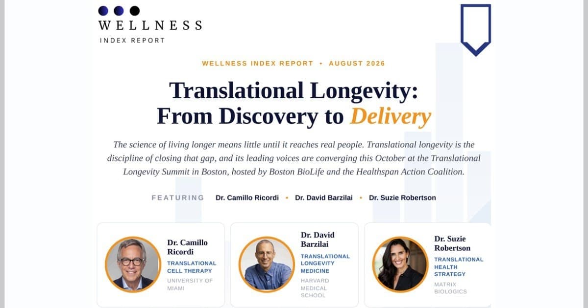 Translational Longevity: The Critical Bridge from Lab to Patient