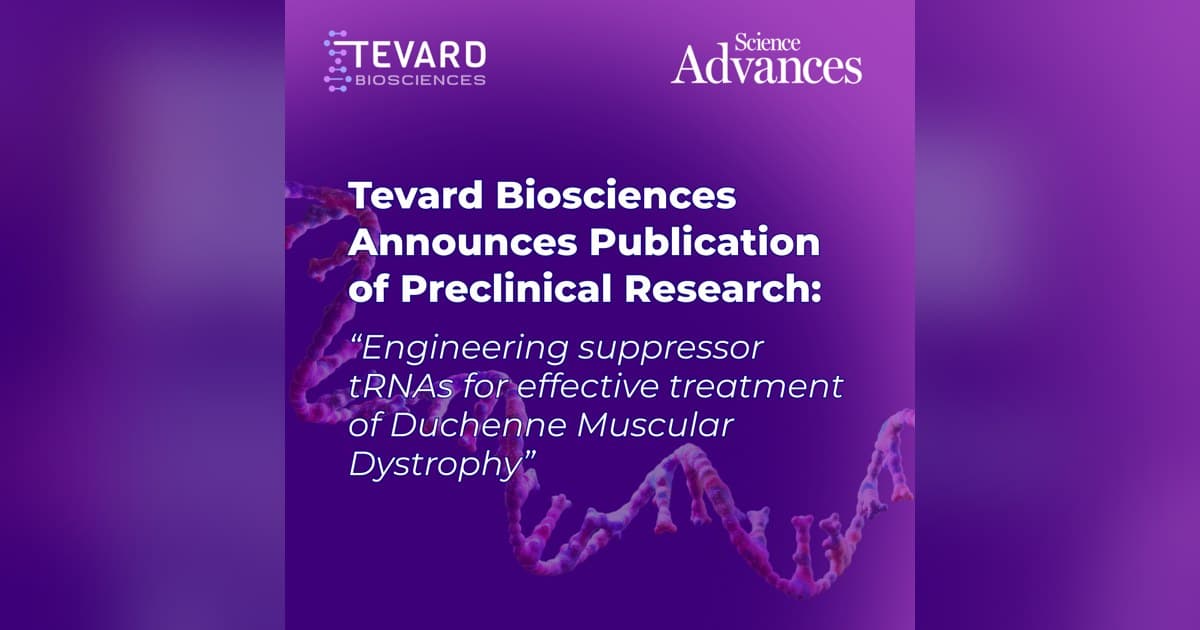 Engineered Suppressor tRNA Therapy Shows Promise for Duchenne Muscular Dystrophy