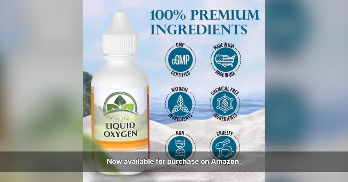 ORGANA Liquid Oxygen Now Available on Amazon for U.S. Consumers