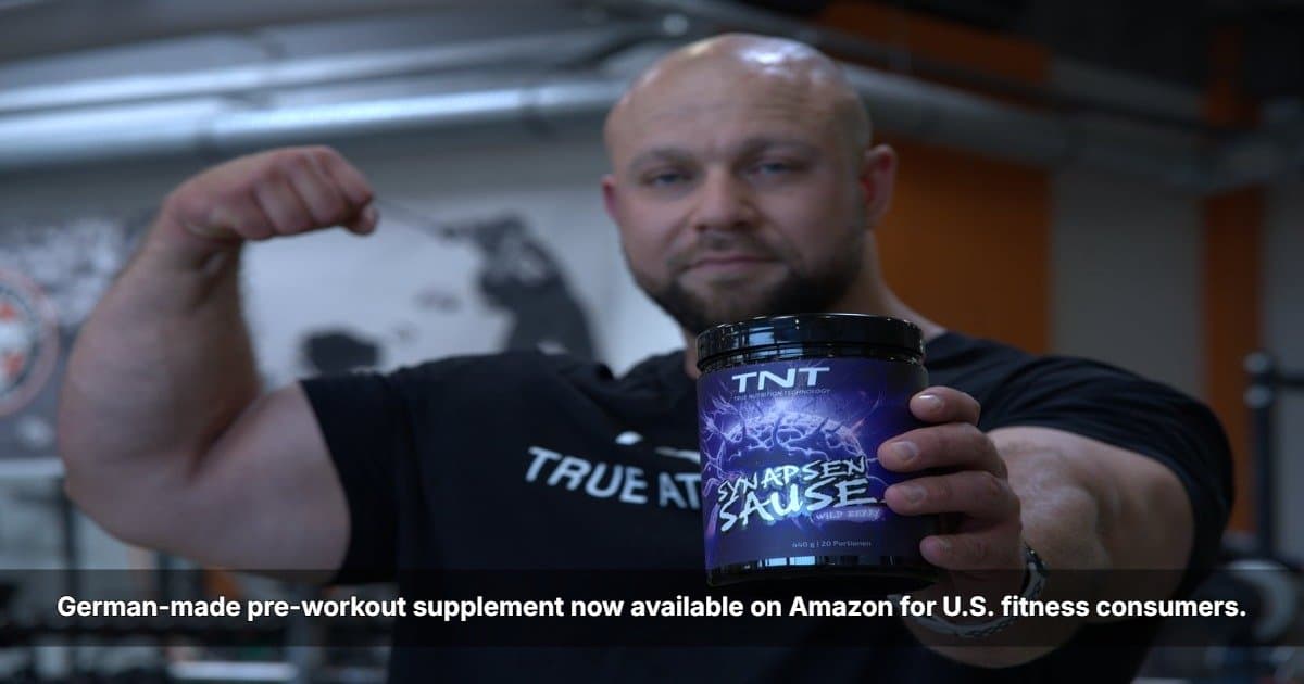 True Nutrition Technology Highlights Synapsensause Pre-Workout for U.S. Consumers on Amazon