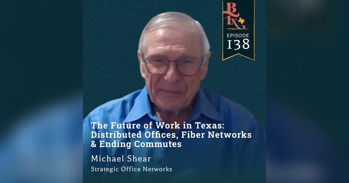 Michael Shear Proposes Distributed Office Networks to Address Austin's Commute Crisis