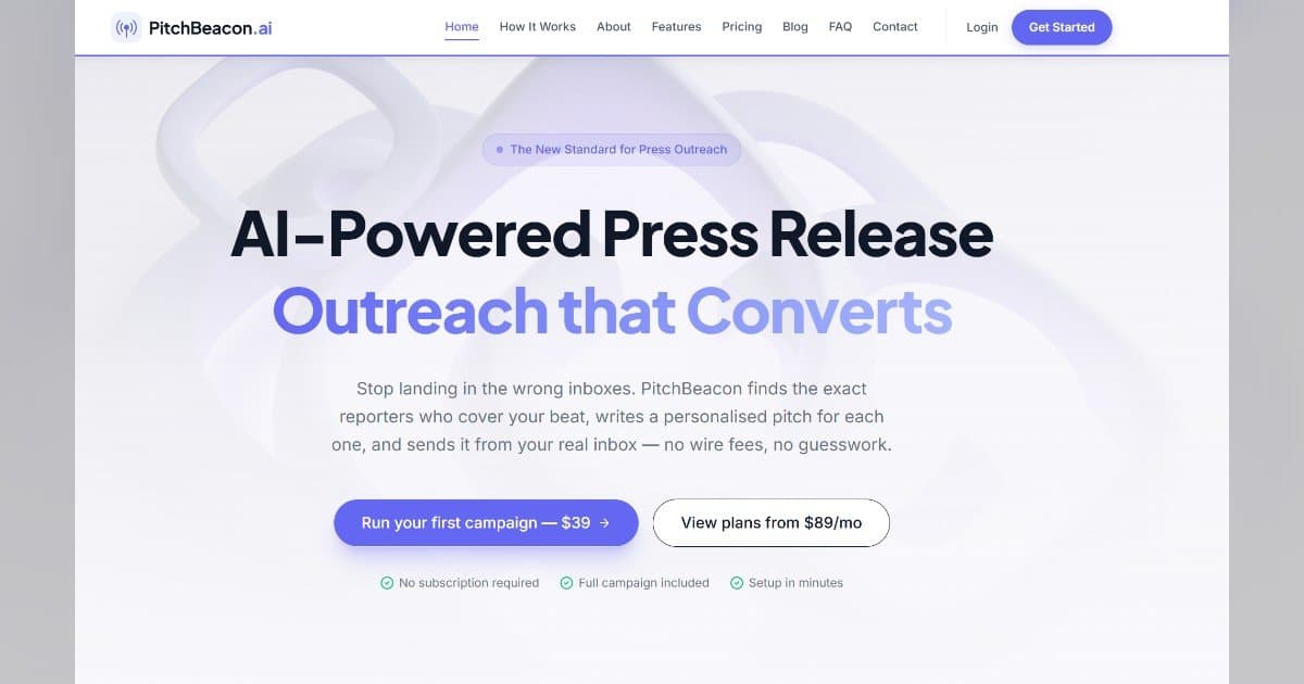 PitchBeacon AI Offers Startups and Agencies an AI-Powered Shortcut to Media Outreach