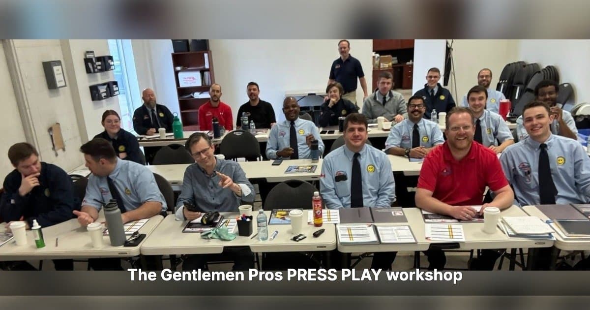 Service Excellence Demonstrates PRESS PLAY Platform's Impact on Contractor Training During Canada Visit with The Gentlemen Pros