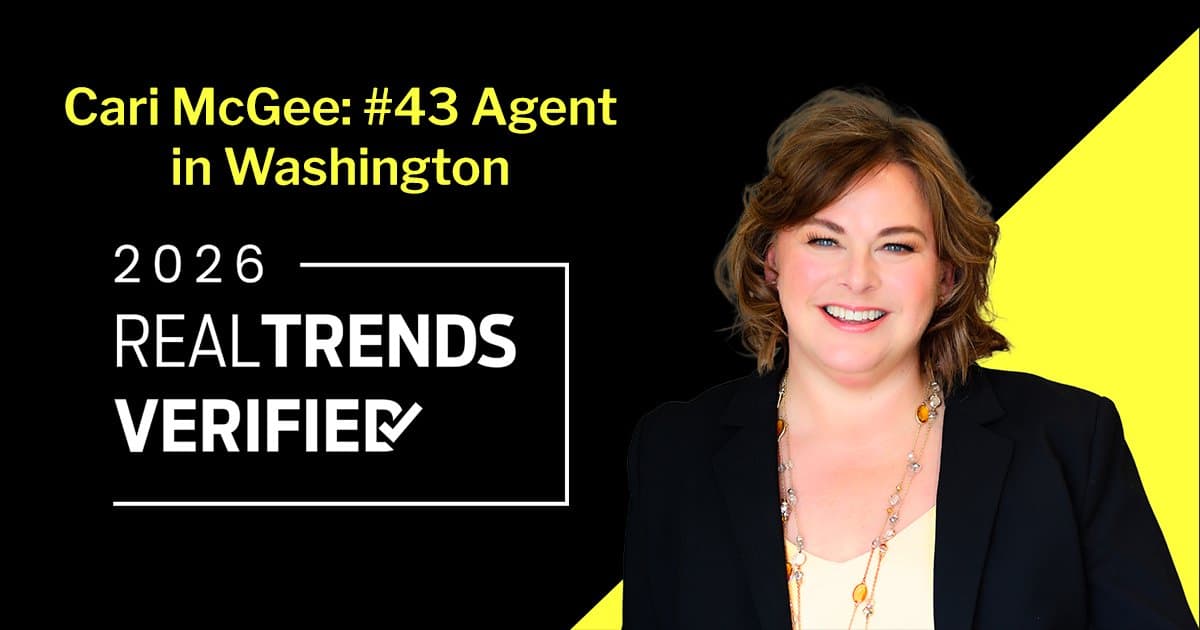 Cari McGee Ranks 43rd Among All Washington Real Estate Agents in 2026 WSJ/RealTrends Rankings