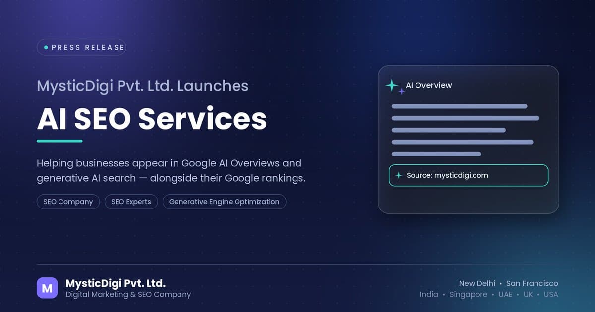 MysticDigi Launches AI SEO Practice to Address Shift in Search Behavior