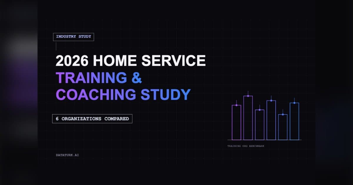 DataTurk.ai Study Reveals Top Home Service Training Providers by Specialization, Not Overall Winner